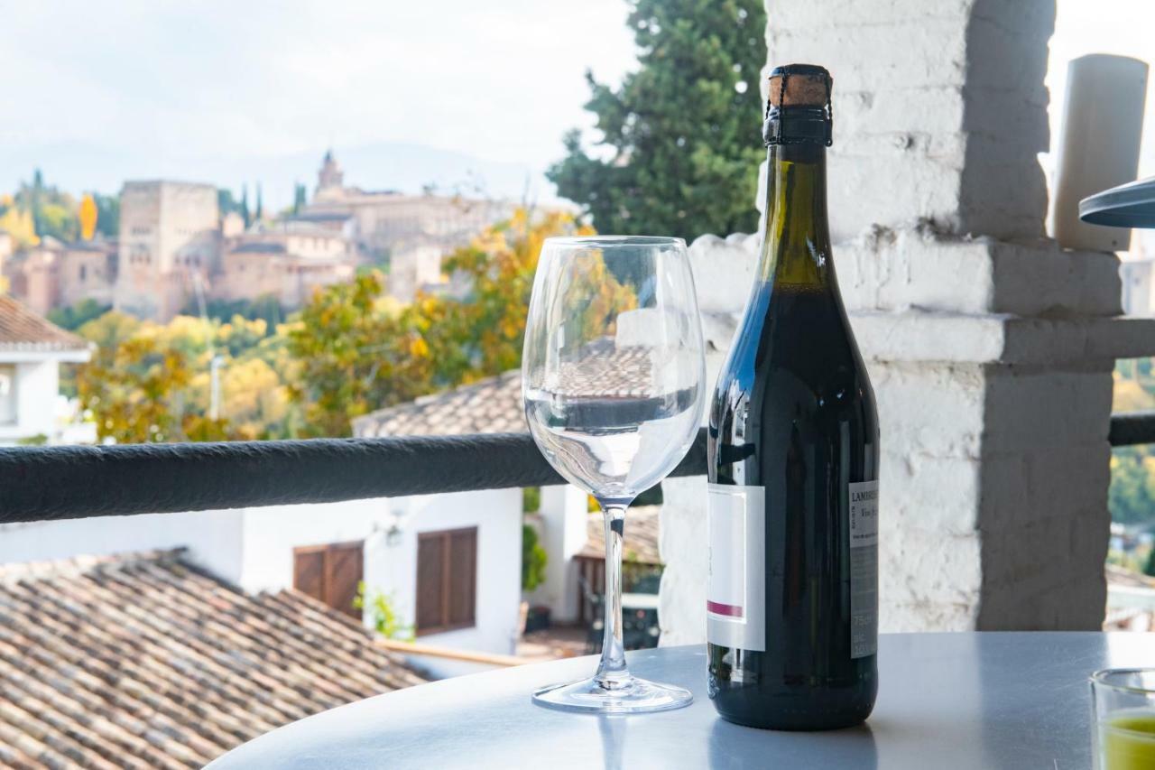 Carmen Aljibe De La Miel Lägenhet Granada Exteriör bild